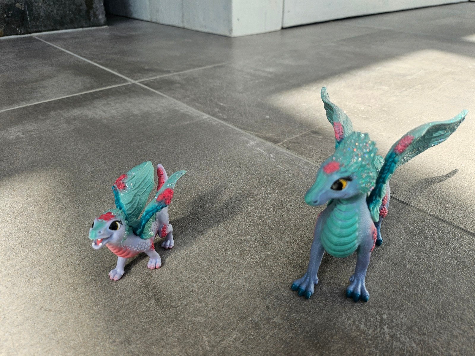 Schleich 70592 bayala bloemendraken mama en baby, Ophalen of Verzenden, Zo goed als nieuw