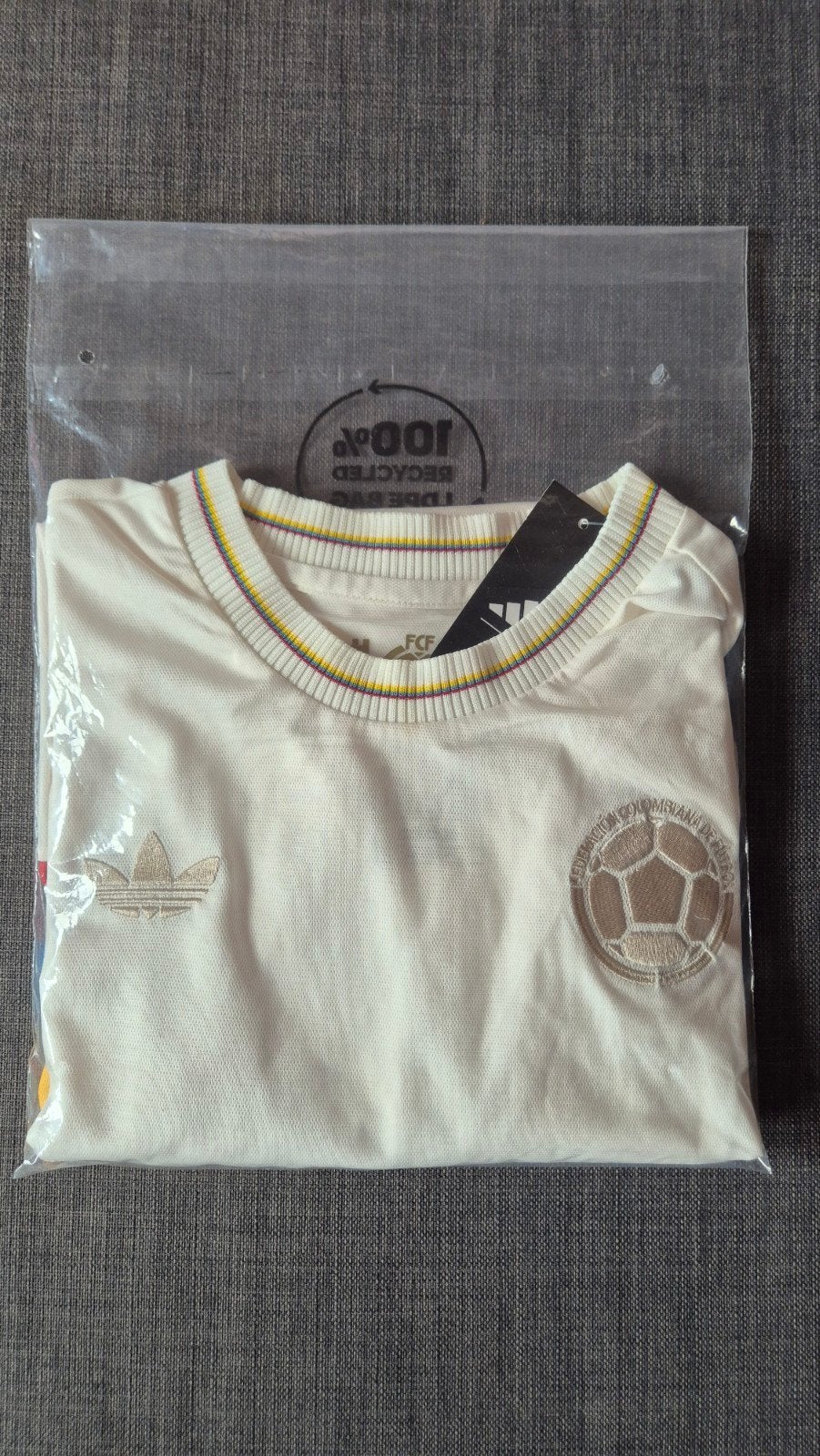 Adidas Colombia Voetbalshirt - Nieuw met labels, Wit, Ophalen of Verzenden, Adidas, Maat 56/58 (XL)