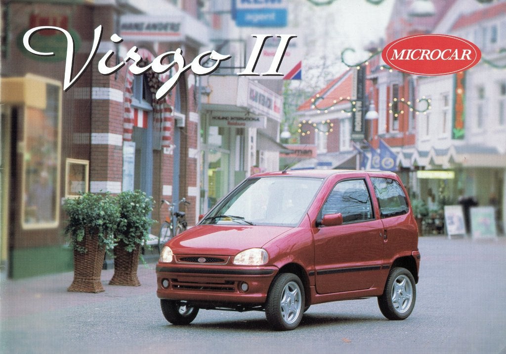 Folder Microcar Virgo II (brommobiel - ca.2002), Verzenden, Gelezen, Overige merken