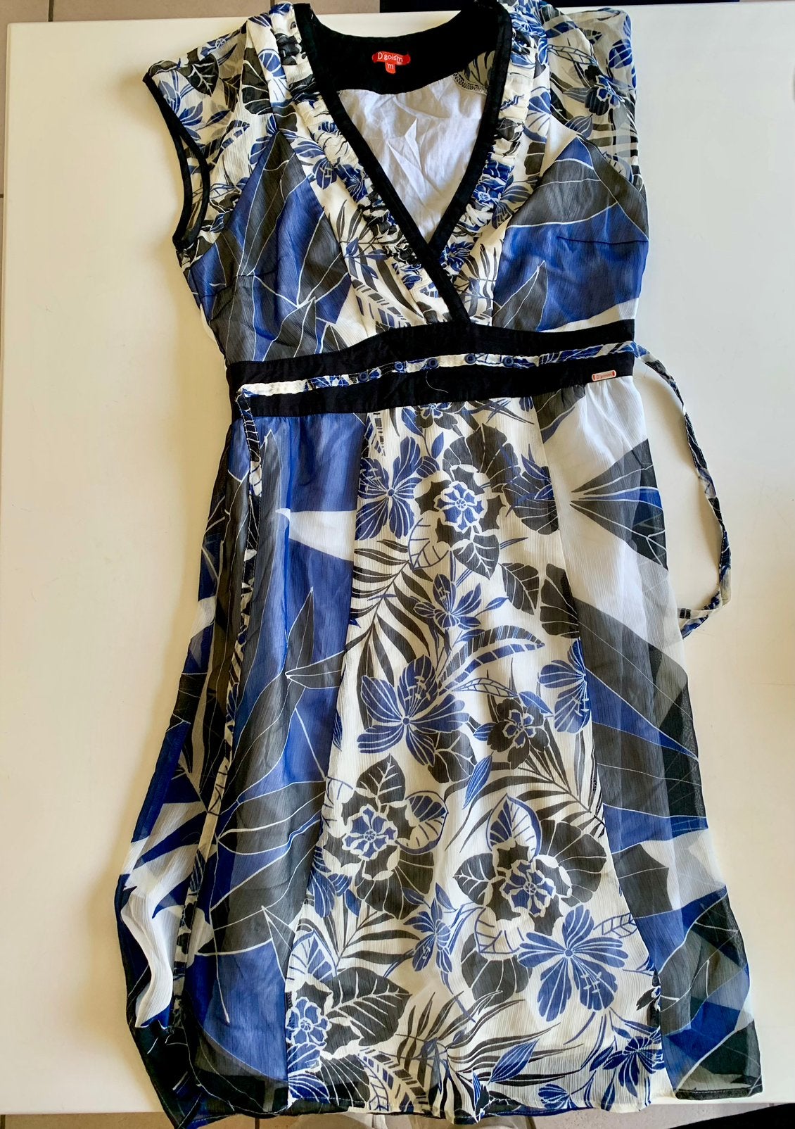 Supermooi zomerjurk, M, D’goism, Maat 38/40 (M), Blauw, Ophalen of Verzenden, Zo goed als nieuw