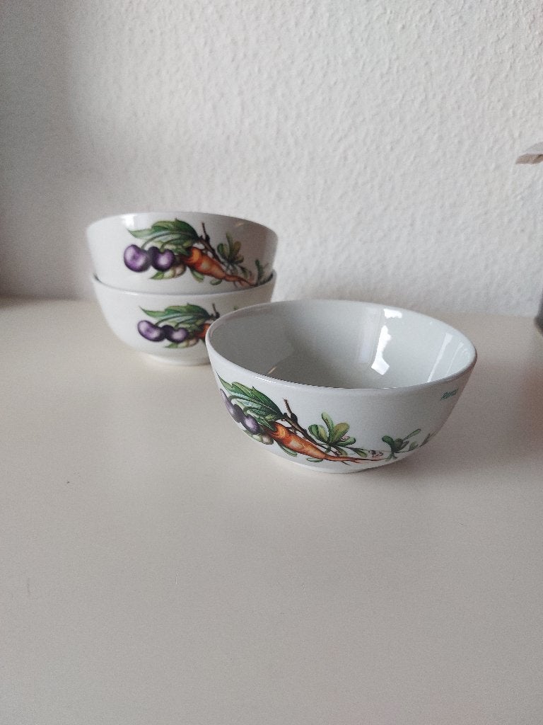 Drie X Royco soepkom Villeroy & Boch, Ophalen, Villeroy & Boch, Zo goed als nieuw, Kom(men)