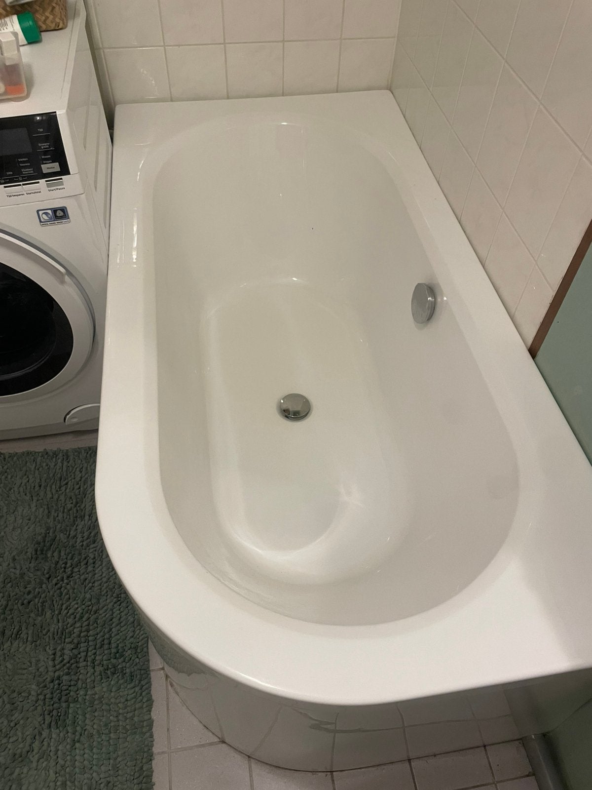 Ligbad Avita 150x75x500 ronde hoek kompleet, Huis en Inrichting, Ophalen, Zo goed als nieuw, Met bad