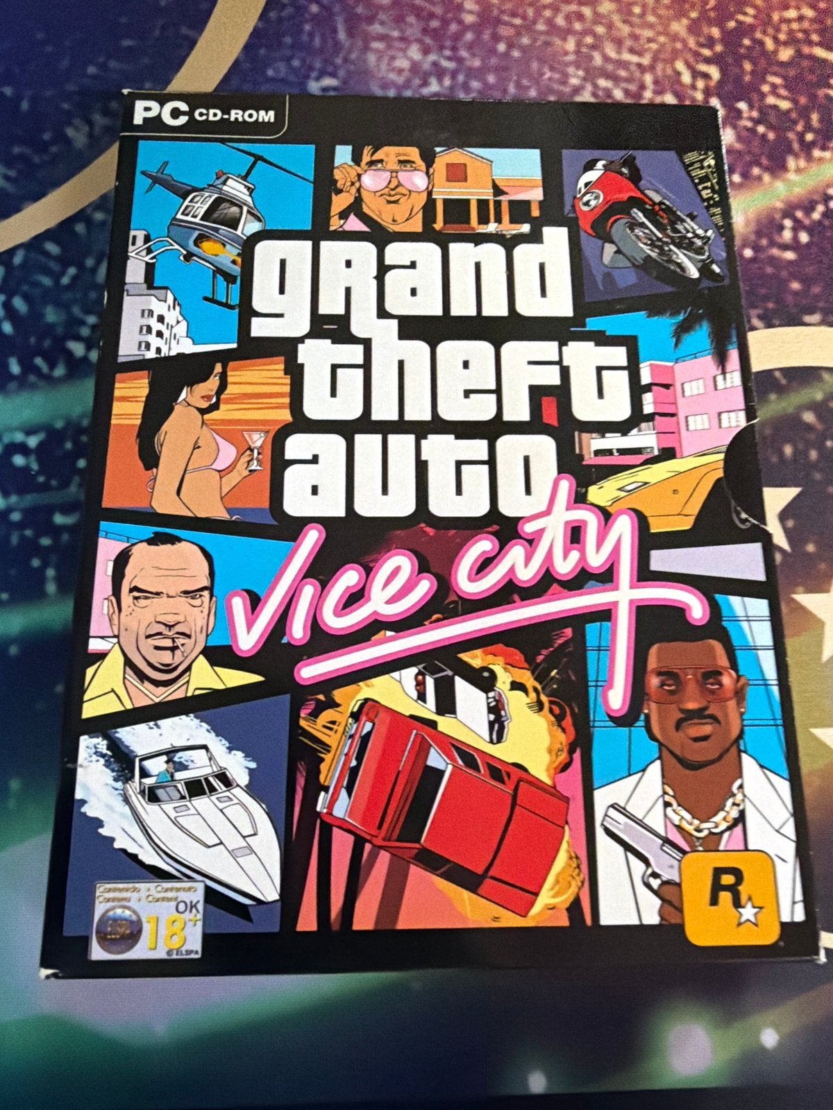 Grand Theft Auto Vice City PC CD-ROM - Klassieke Actiegame, Avontuur en Actie, Vanaf 18 jaar, 1 speler, Ophalen of Verzenden