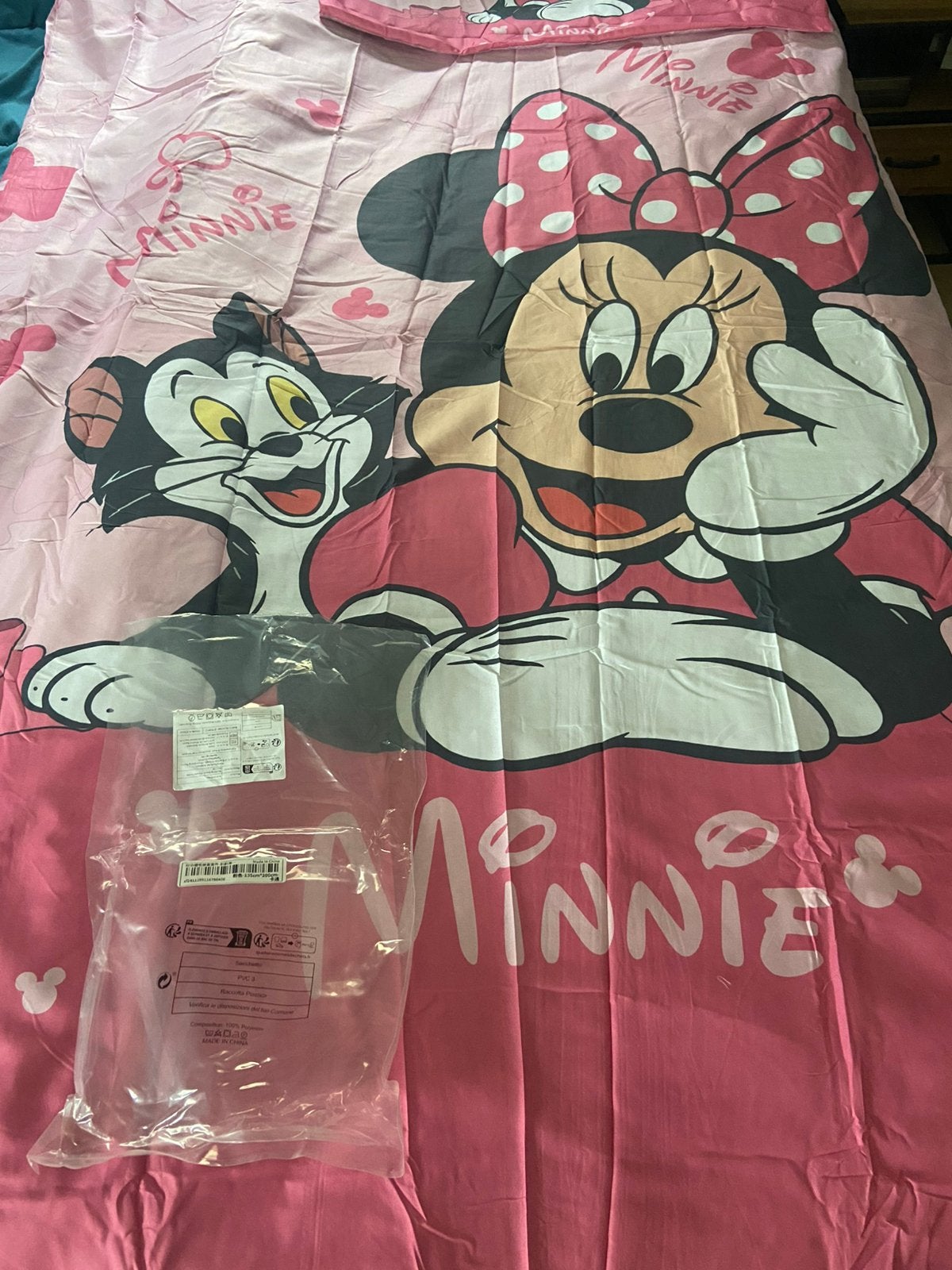 Nieuw Minnie Mouse dekbedovertrek, Jongetje of Meisje, Dekbedovertrek, Nieuw, Ophalen of Verzenden