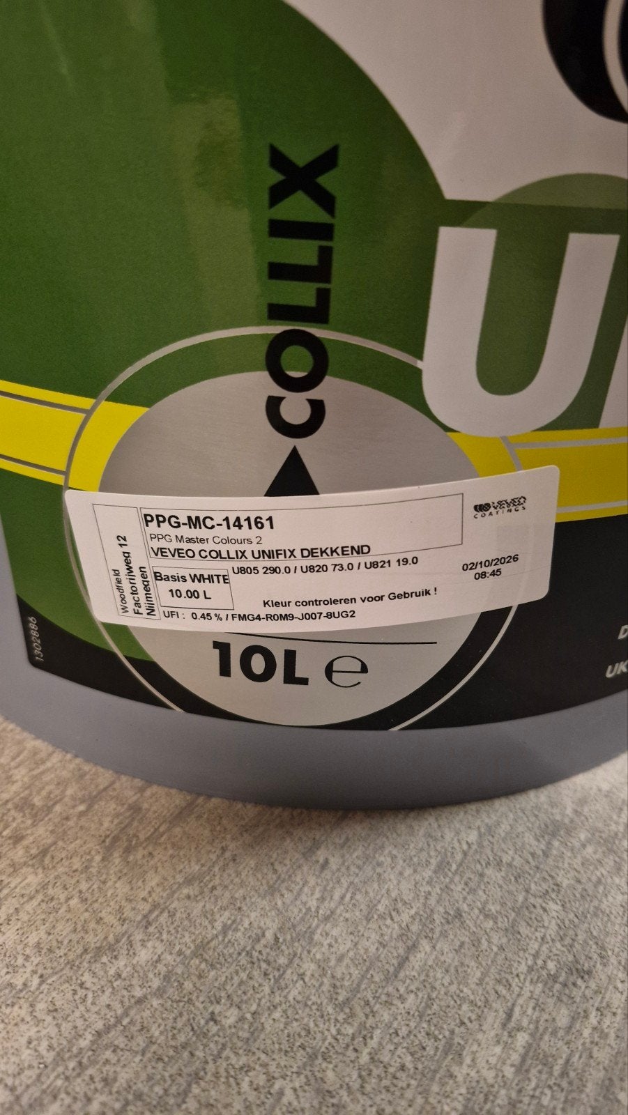 VEVEO UNIFIX DEKKEND Primer - 10L - SPRING DUNE, 5 tot 10 liter, Beige, Nieuw, Ophalen of Verzenden