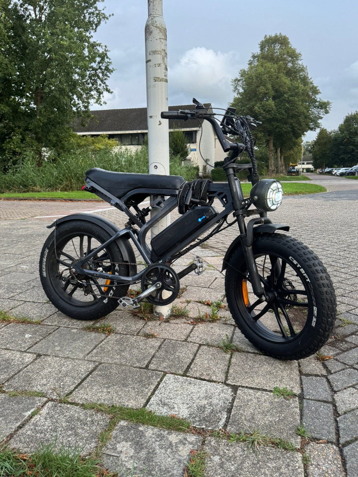 Fatbike grijs grey, Gebruikt, 59 cm of meer, 50 km per accu of meer, Ophalen