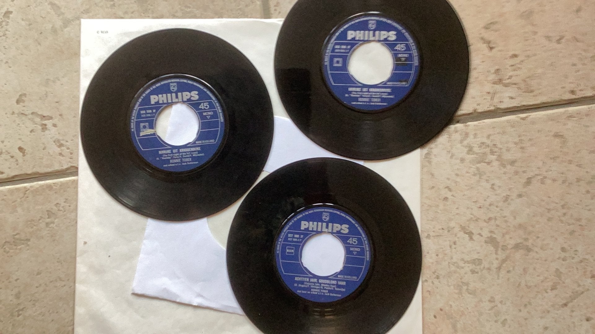 Singles Ronnie Tober, Ophalen of Verzenden, Gebruikt, 7 inch, Levenslied of Smartlap