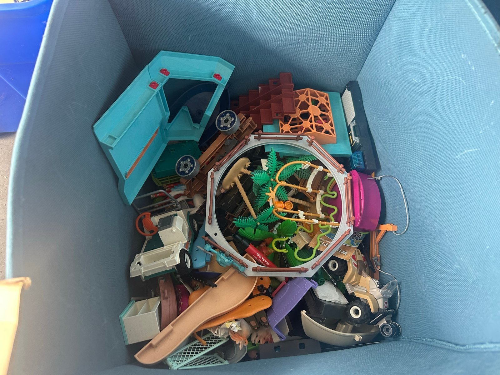 Grote partij Playmobil: Politiebureau, Jungle, Huizen en mee, Kinderen en Baby's, Speelgoed | Playmobil, Ophalen, Gebruikt, Los playmobil