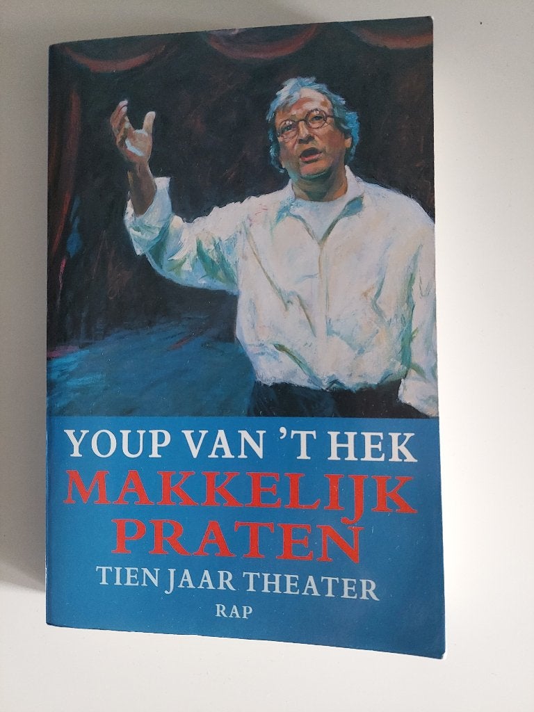 Boek Youp van 't Hek Makkelijk praten, Ophalen of Verzenden, Zo goed als nieuw, Cabaret, Youp van 't Hek