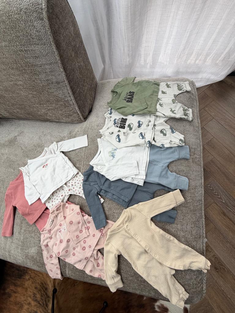 Babykleding maat 44 voor jongens en meisjes, Kinderen en Baby's, Babykleding | Prematuur, Ophalen of Verzenden, Zo goed als nieuw