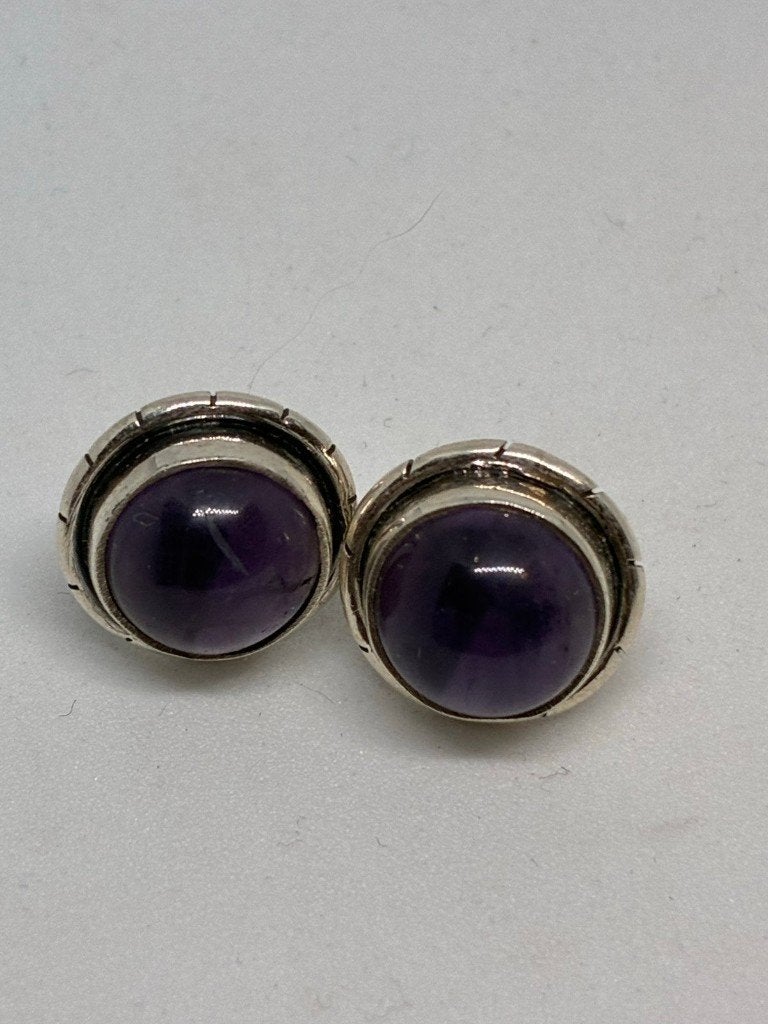 Zilveren oorbellen met amethist, Sieraden, Tassen en Uiterlijk, Zilver en edelstenen, Vagif.hamidov@hotmail.com, Nieuw, Ophalen of Verzenden