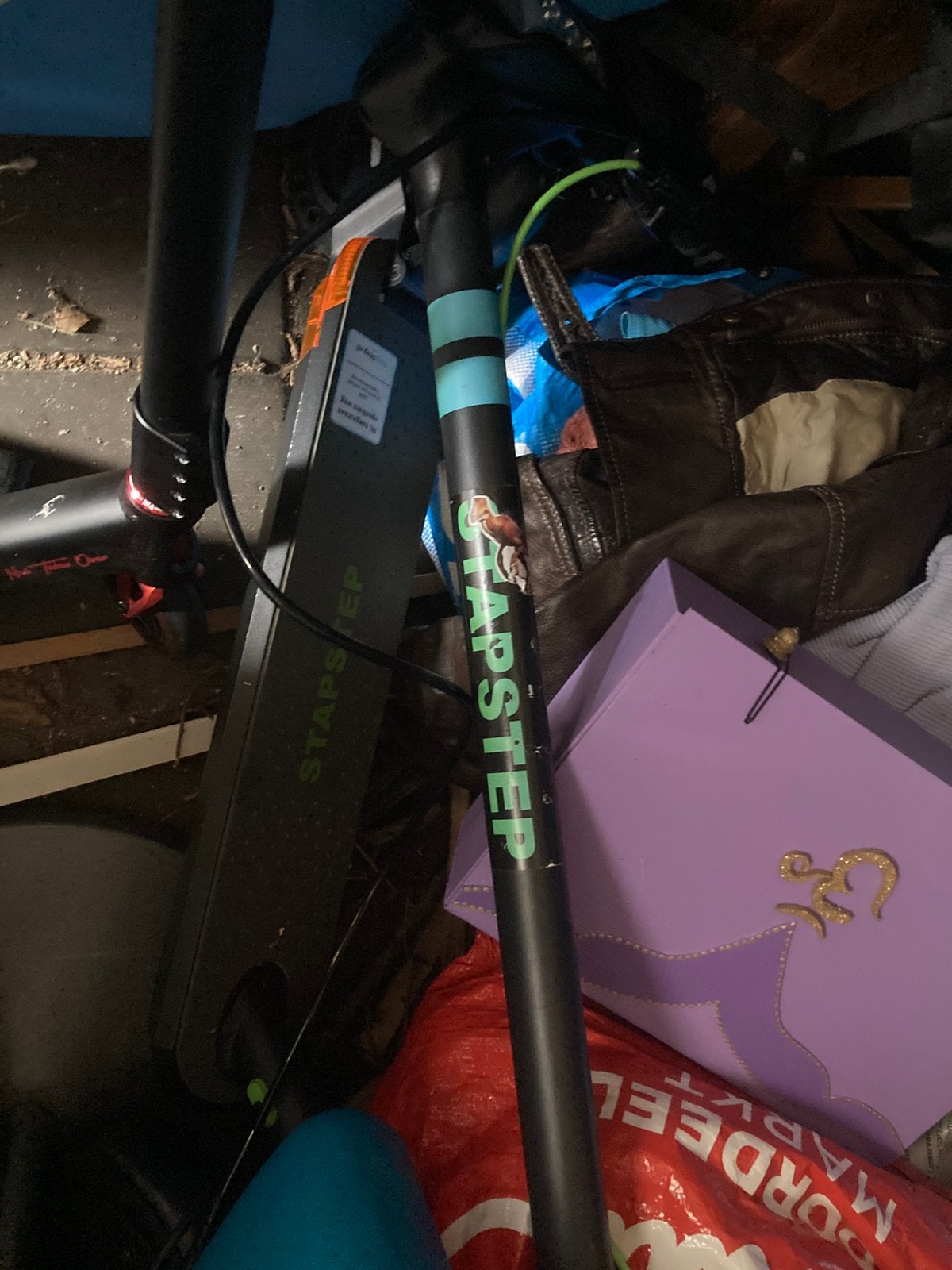 Stapstep kapot te gebruiken voor onderdelen, Fietsen en Brommers, Ophalen, Gebruikt, Elektrische step (E-scooter)