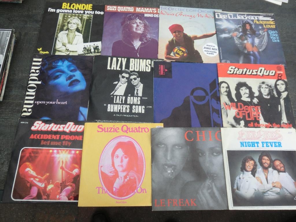 Partij jaren 70/80  150 stuks, 7 inch, Single, Ophalen of Verzenden, Zo goed als nieuw