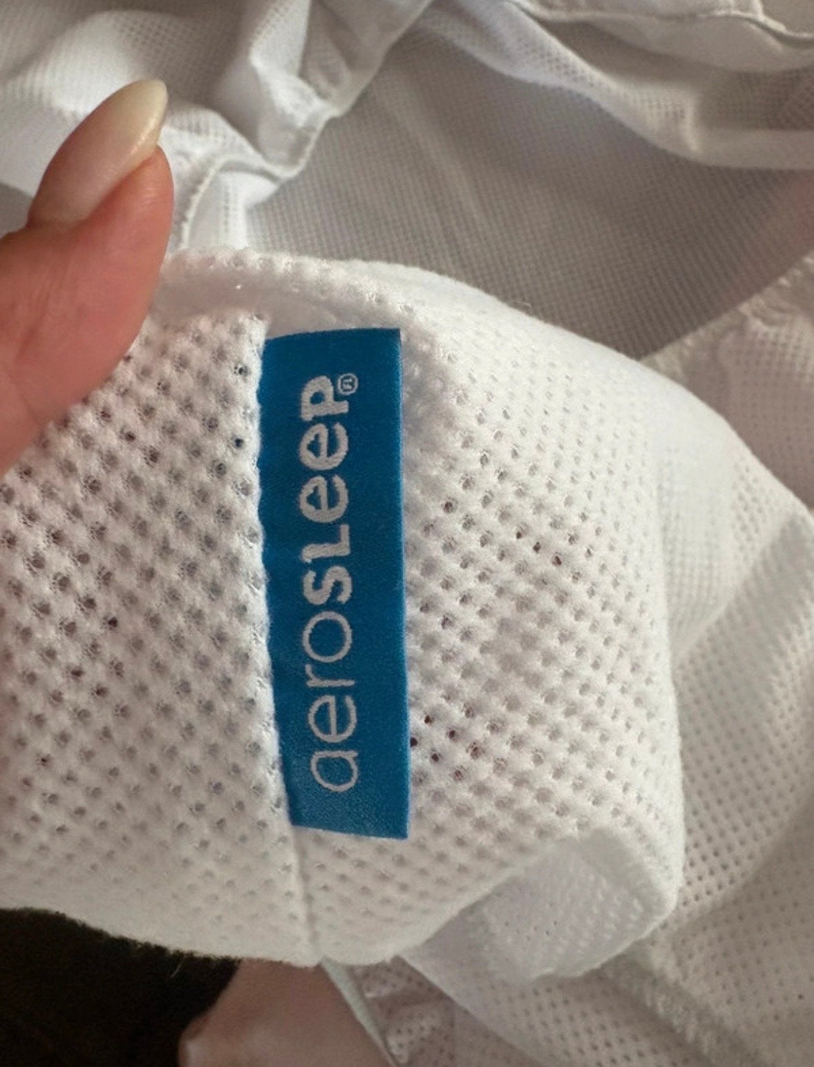 Aerosleep hoeslaken voor babybedje, Kinderen en Baby's, Kinderkamer | Beddengoed, Jongetje of Meisje, Matrasbeschermer, Wit, Ophalen of Verzenden
