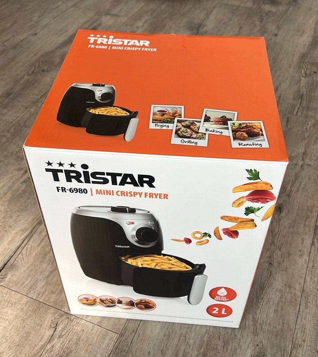 Tristar Airfryer Mini, compact. 2 L, Ophalen, Gebruikt, Airfryer, Minder dan 750 gram