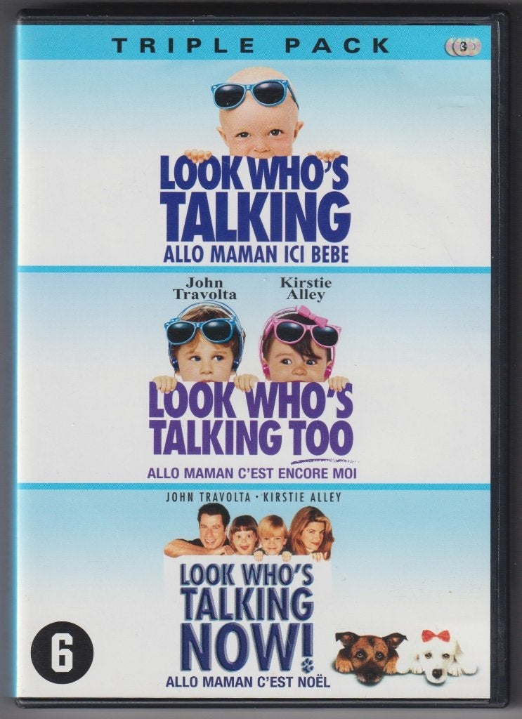 Look Who's Talking Trilogy ( John Travolta / Kirstie Alley ), Alle leeftijden, Ophalen of Verzenden, Zo goed als nieuw, Nederlands