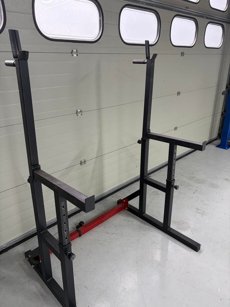 Squat Rack / Haltersteunen - Verstelbaar en Robuust, Sport en Fitness, Ophalen, Gebruikt, Benen, Overige typen