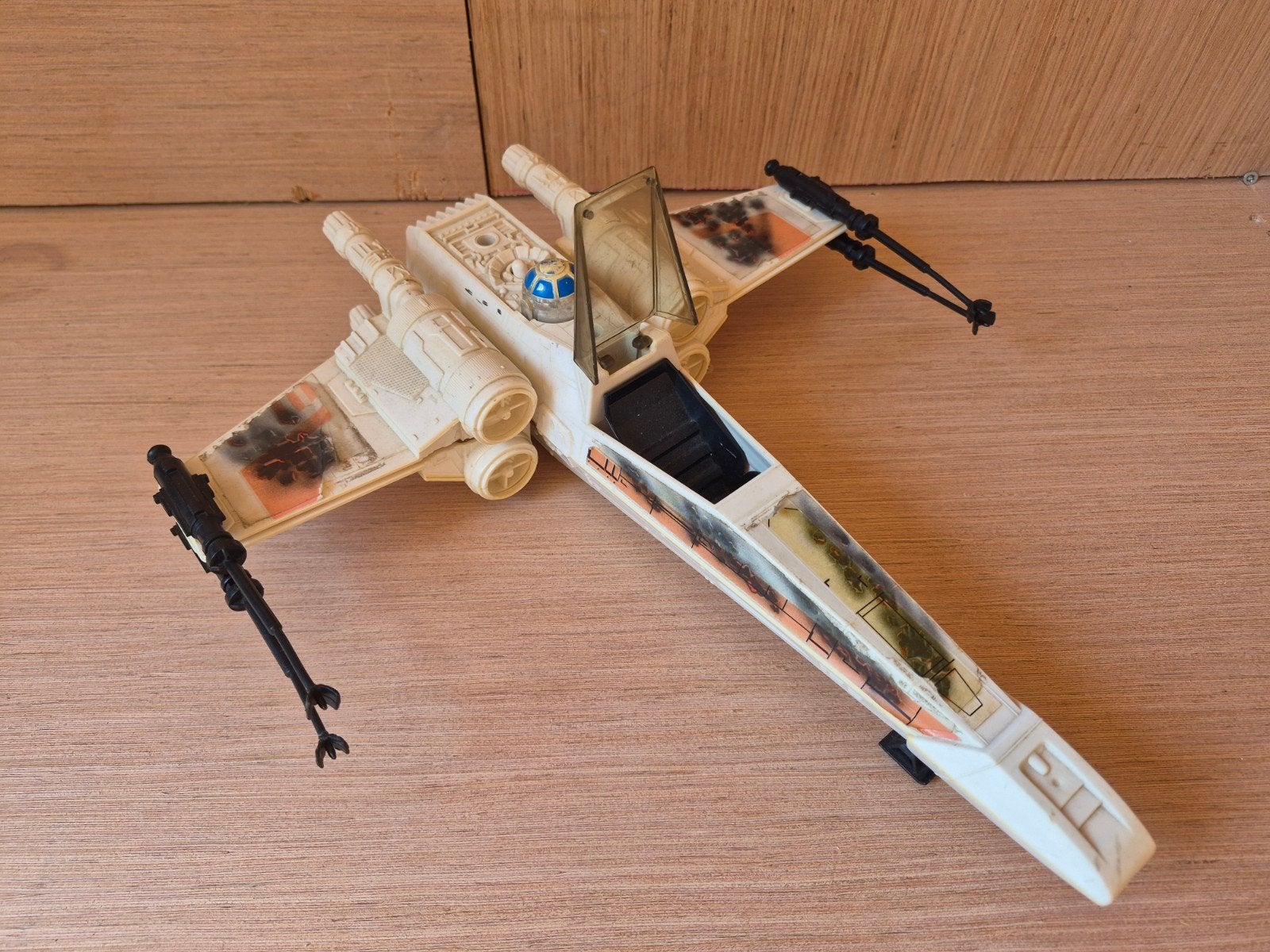 Star wars x-wing fighter (battle damage) KENNER, Ophalen of Verzenden, Actiefiguurtje