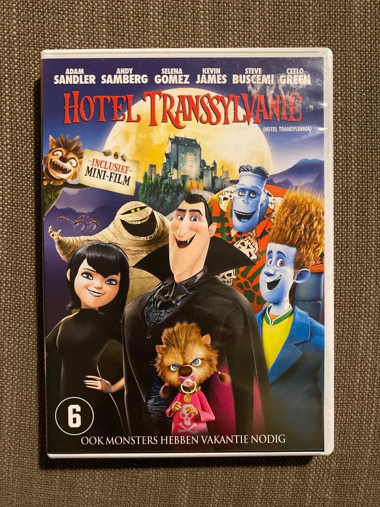 Hotel Transylvania dvd - Inclusief mini-film, Gebruikt, Ophalen of Verzenden, Komedie, Vanaf 6 jaar