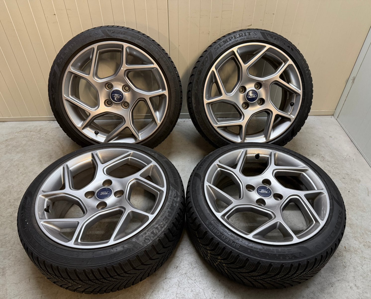 Ford Fiesta MK8 ST St-line 17 inch 4x108 winter TPMS, Ophalen, Gebruikt, Ford, Banden en Velgen