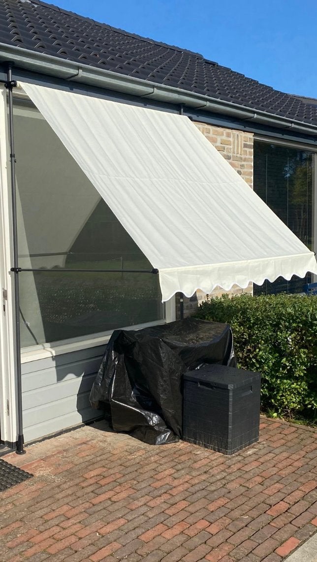 Tectake Klemluifel 200 x 180 cm, Ophalen, 150 tot 300 cm, Markies, Minder dan 250 cm