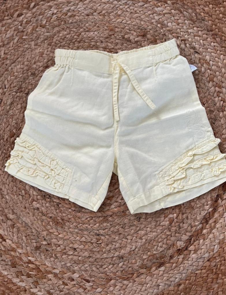 Barbara Farber Gele Shorts Maat 98, Ophalen of Verzenden, Zo goed als nieuw, Meisje, Broek