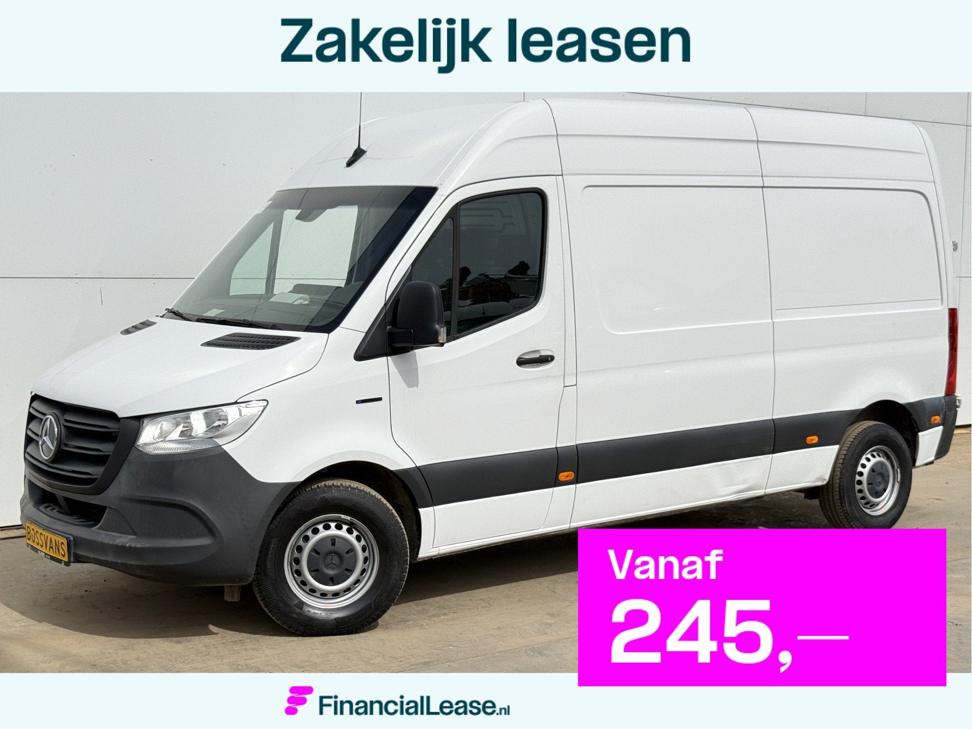 Mercedes-Benz eSprinter eSprinter L2H2 55 kWh L2H2 Elektrisc, Gebruikt, Zwart, 120 km, 116 pk