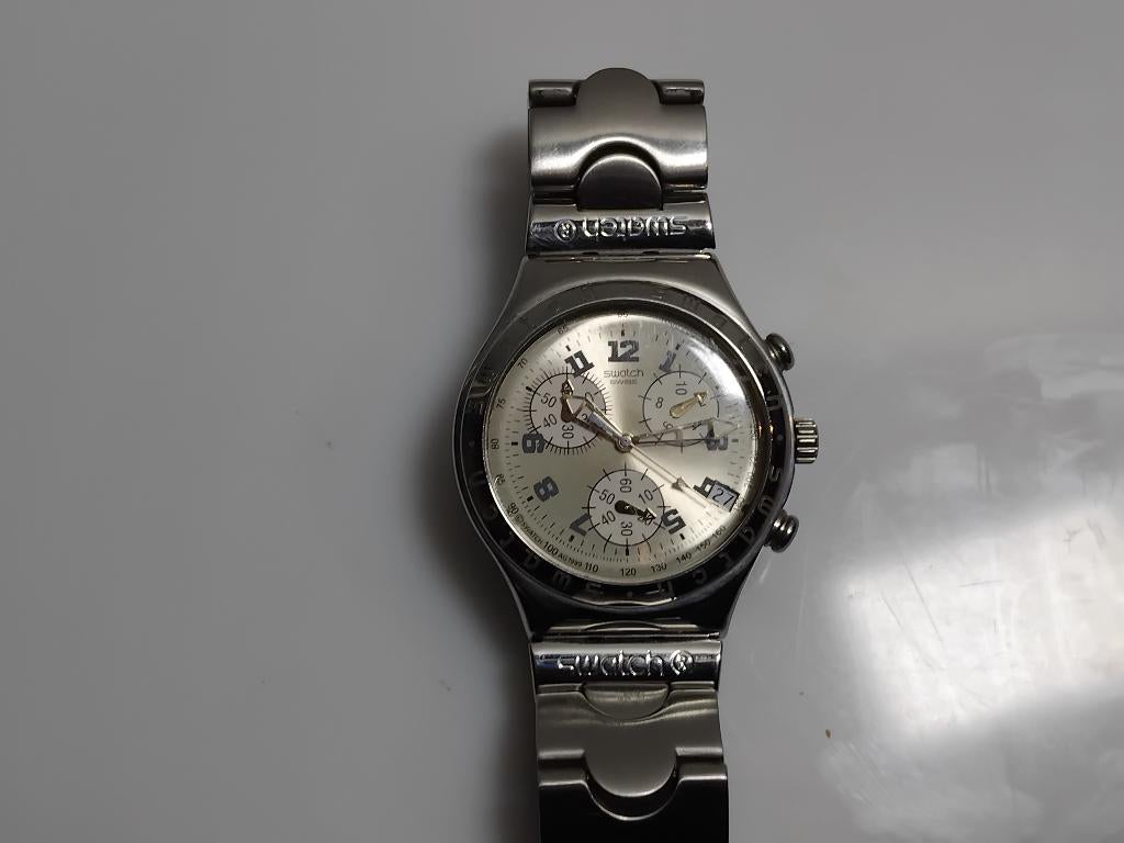 Swatch Irony, Sieraden, Tassen en Uiterlijk, Horloges | Heren, Staal, Staal, Polshorloge, Swatch