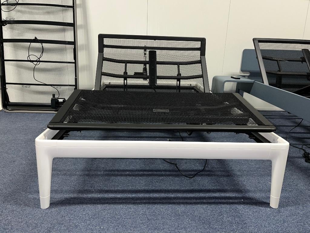 Elektrische Auping Essential (120x200cm)., Ophalen, Verstelbaar, Auping Essential, Wit