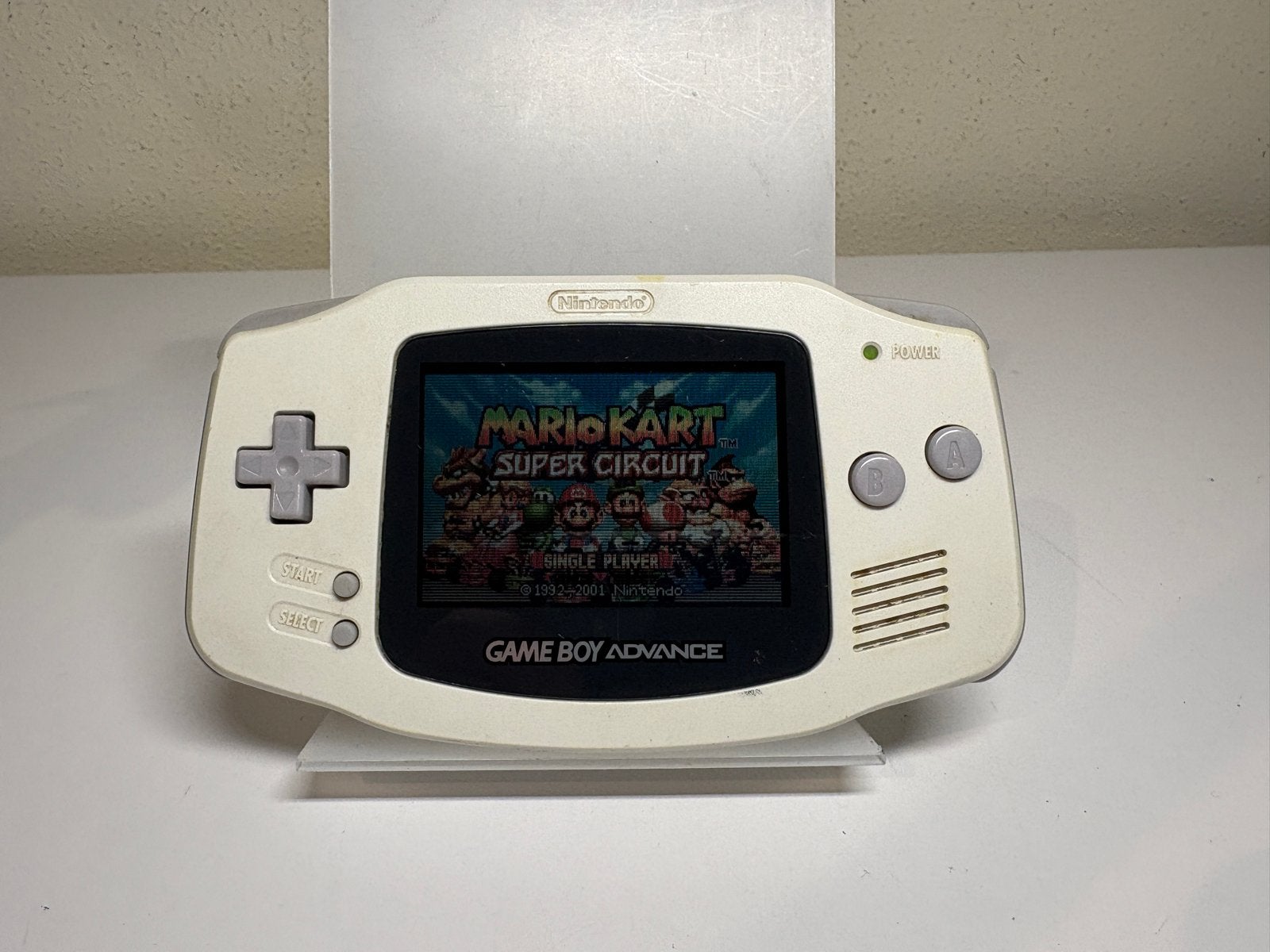 Game Boy Advance met Mario Kart Super Circuit, Gebruikt, 1 speler, Racen en Vliegen, Ophalen of Verzenden