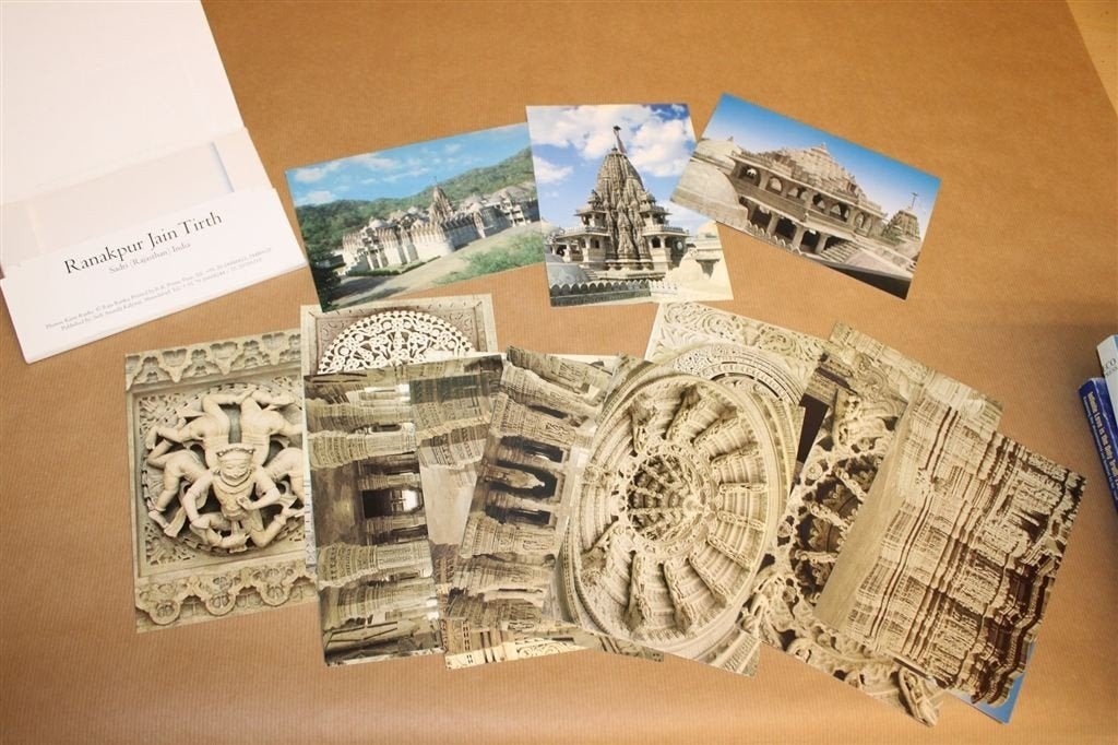 Ranakpur Jain Tempel — Set van 15 Fotokaarten India, Ophalen of Verzenden, Voor 1920, Ongelopen, Frankrijk