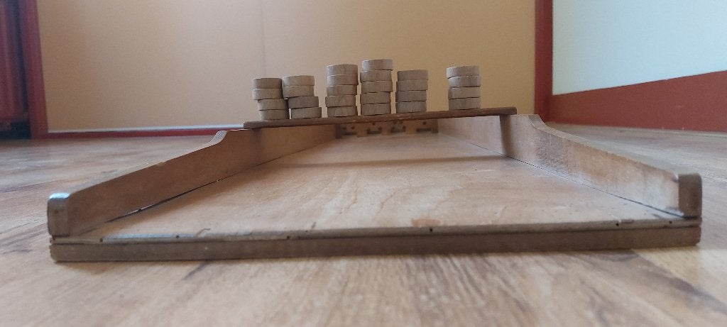 Mooie houten sjoelbak, Ophalen, Gebruikt, Overige typen