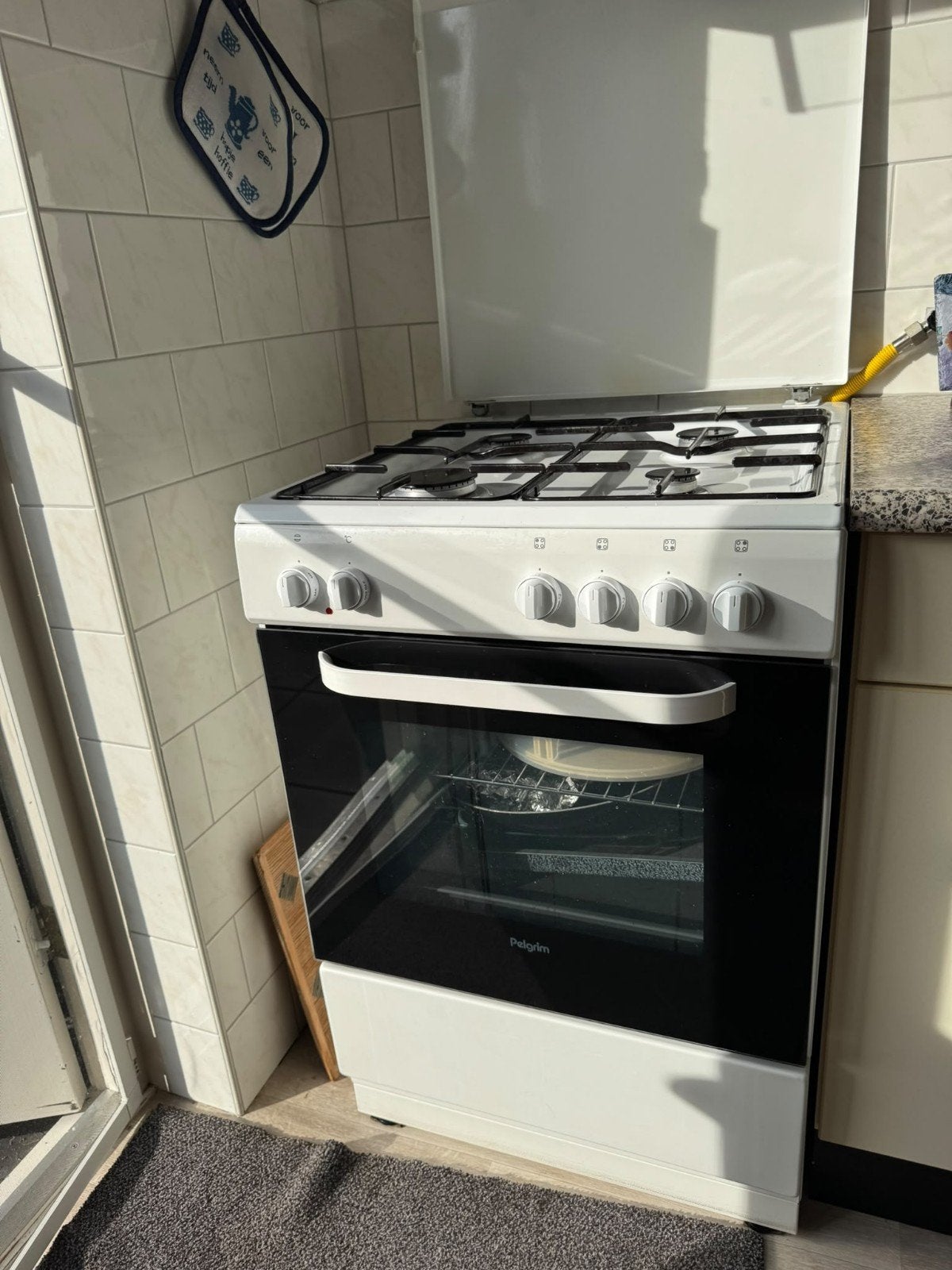 Pilgrim Vrijstaand Gasfornuis met Oven, Witgoed en Apparatuur, Ophalen, Gebruikt, 4 kookzones, Gas