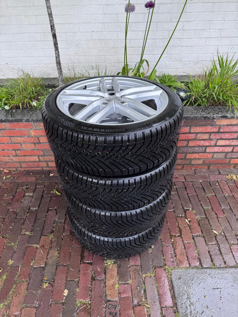 Nieuwe Continental AllSeason banden + 18” Dezent TR velgen, Ophalen, 18 inch, Banden en Velgen, Nieuw