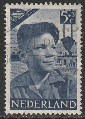 Nederland 1951 574 Kind 5c, Gest, Ophalen of Verzenden, Na 1940, Gestempeld