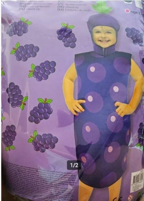 Leuke fruit outfit mt 92 / 116, Kinderen en Baby's, Carnavalskleding en Verkleedspullen, Nieuw, Jongen of Meisje, 110 t/m 116