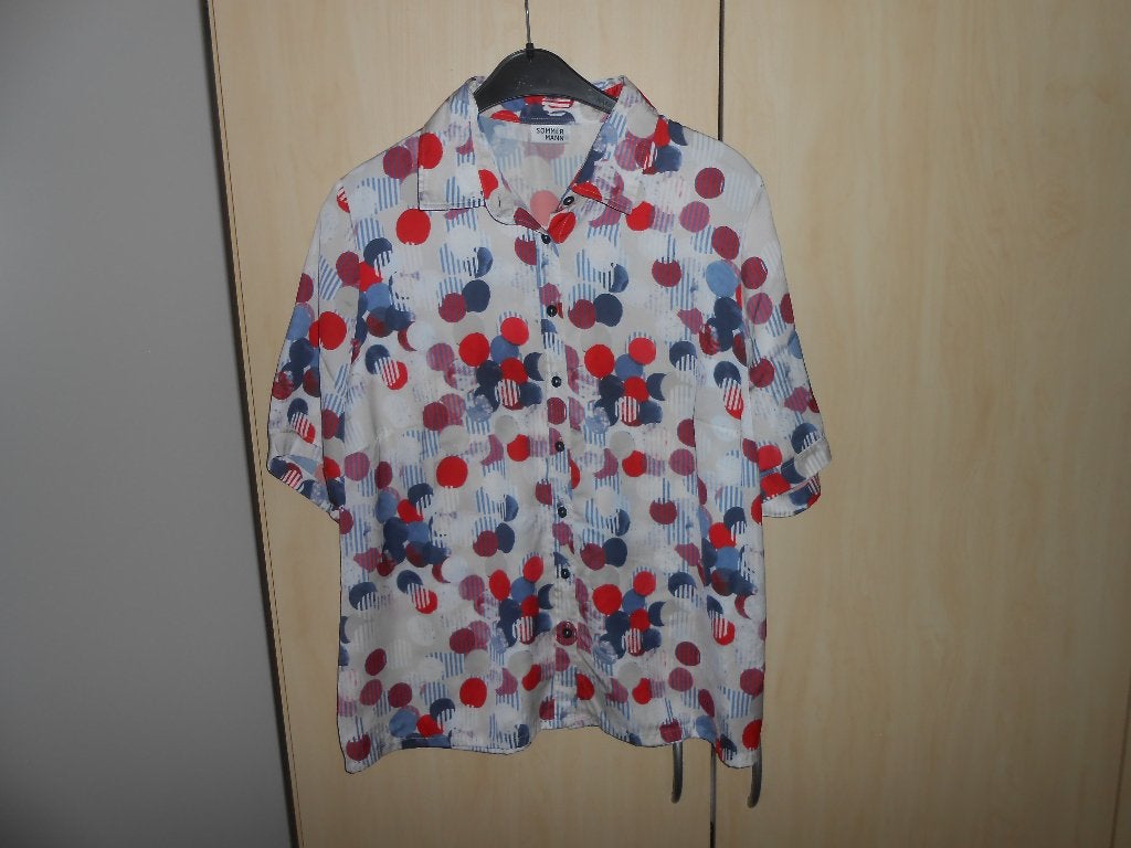 Mooie blouse maat 44 van Sommerman, Maat 42/44 (L), Ophalen of Verzenden, Zo goed als nieuw, Meerkleurig