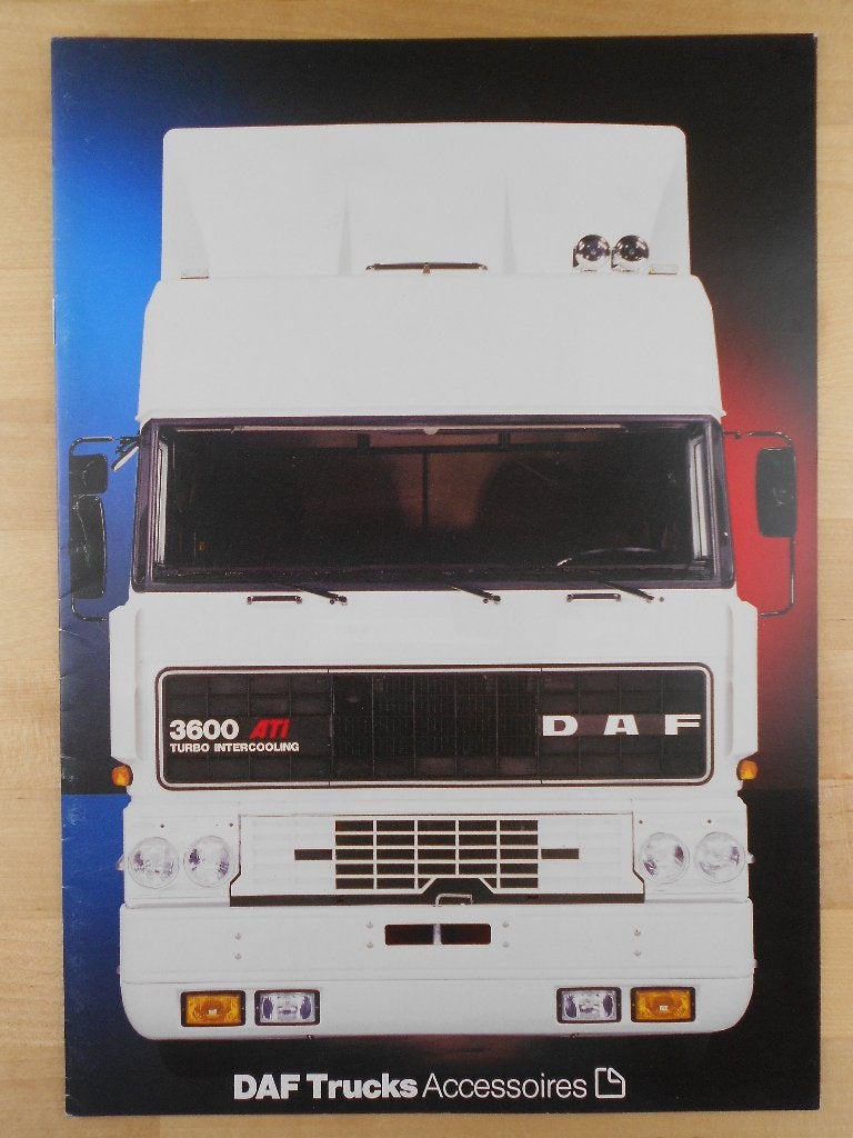 DAF Accessoires Brochure 1985 3600 3300 2800 2500 2100 1100, Ophalen of Verzenden, Zo goed als nieuw, Overige merken, DAF
