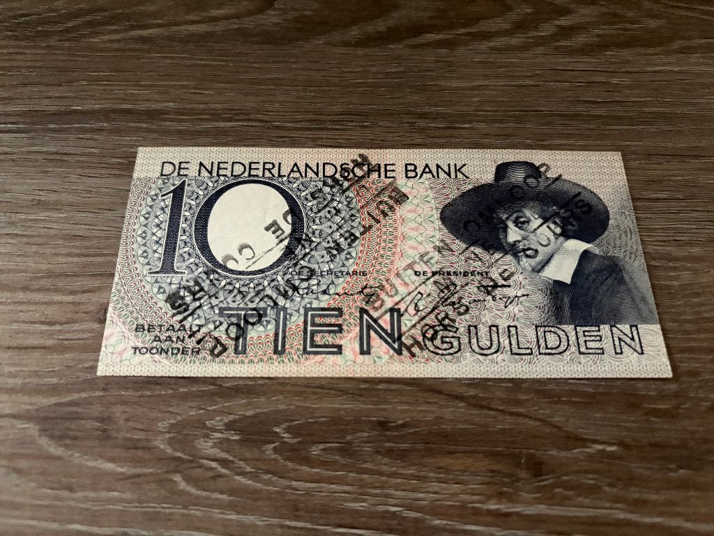 Vrijwel UNC biljet 10 gulden Staalmeester - buiten om. 1944, Postzegels en Munten, Ophalen of Verzenden, 10 gulden