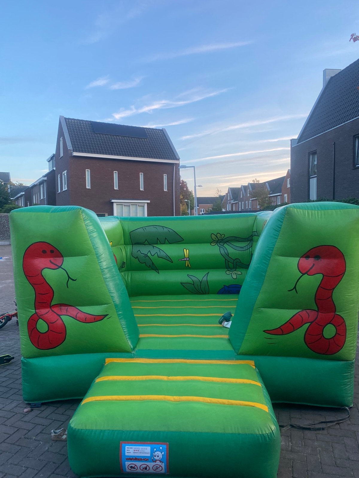 Springkussen te koop inclusief certificaat, Ophalen, Zo goed als nieuw, Overige