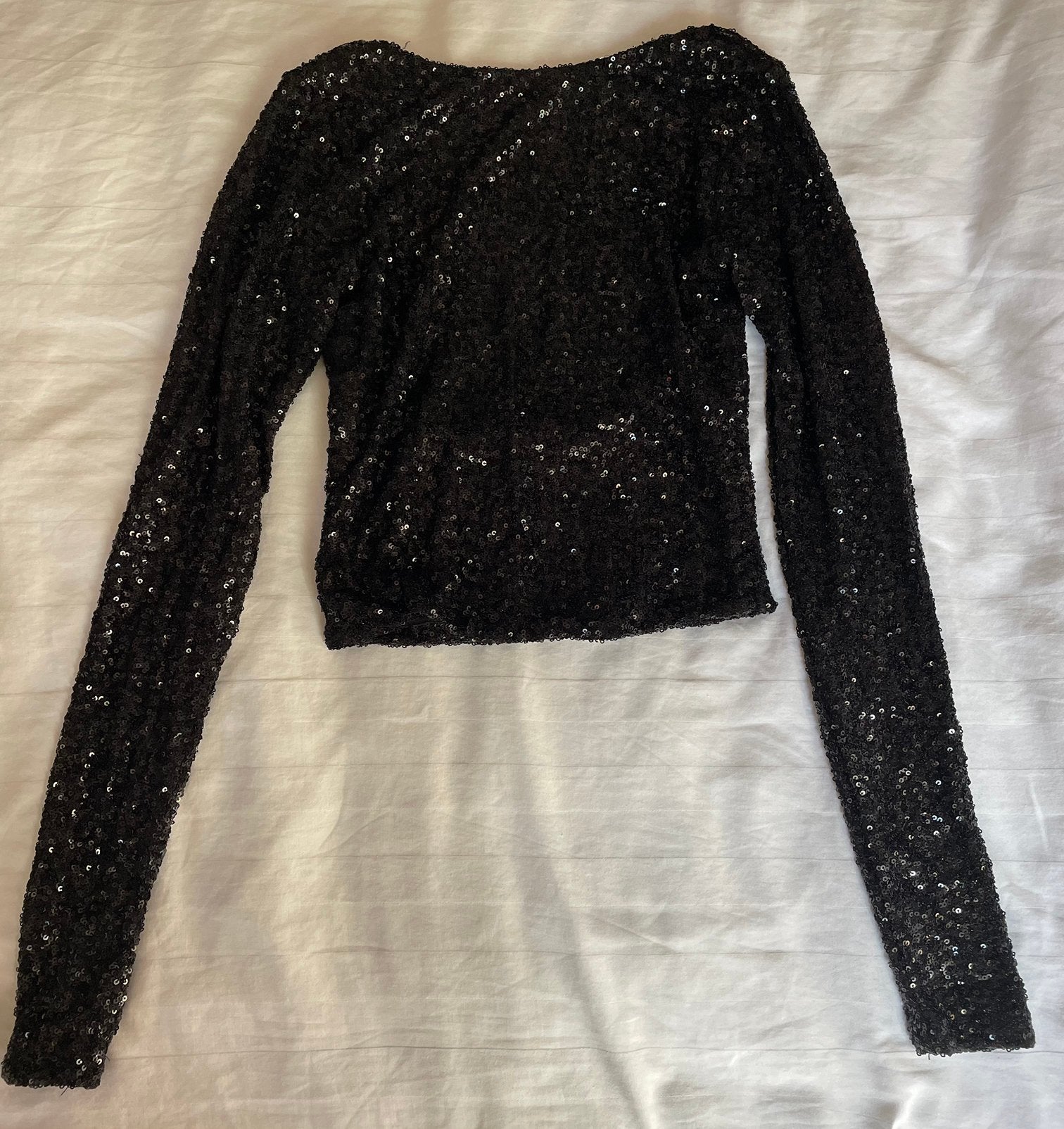 Zwarte top, Kleding | Dames, Ophalen of Verzenden, Zo goed als nieuw, Zwart, Zonder mouw
