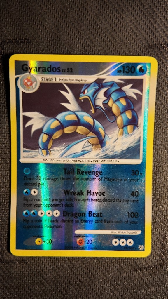 Gyarados 19 Stormfront | Pokemon kaart, Ophalen, Losse kaart, Foil