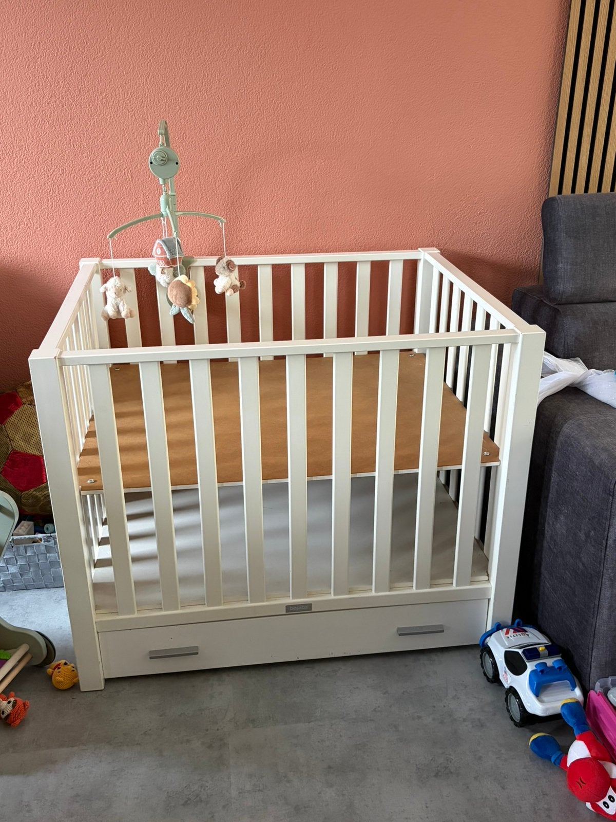 Box 75x95 cm, Ophalen, Gebruikt, Rechthoekig, In hoogte verstelbaar