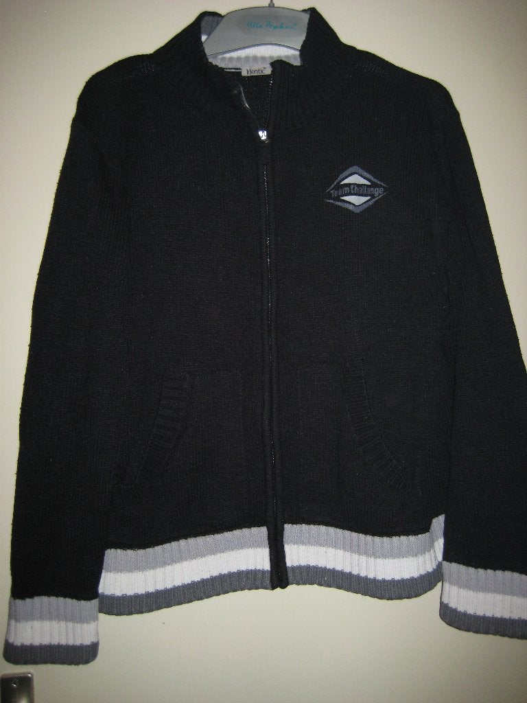 Zwarte herenvest, 56/68, Identic (394), Ophalen of Verzenden, Zo goed als nieuw, Maat 56/58 (XL), Zwart