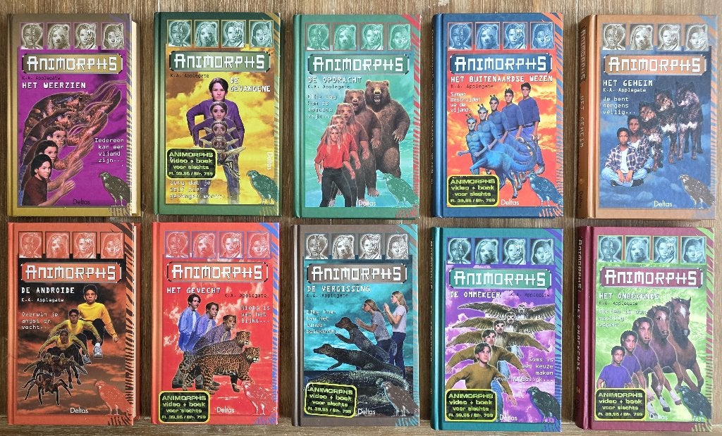 10 x Animorphs - Katherine Alice Applegate, Boeken, Kinderboeken | Jeugd | 10 tot 12 jaar, Ophalen of Verzenden, Zo goed als nieuw