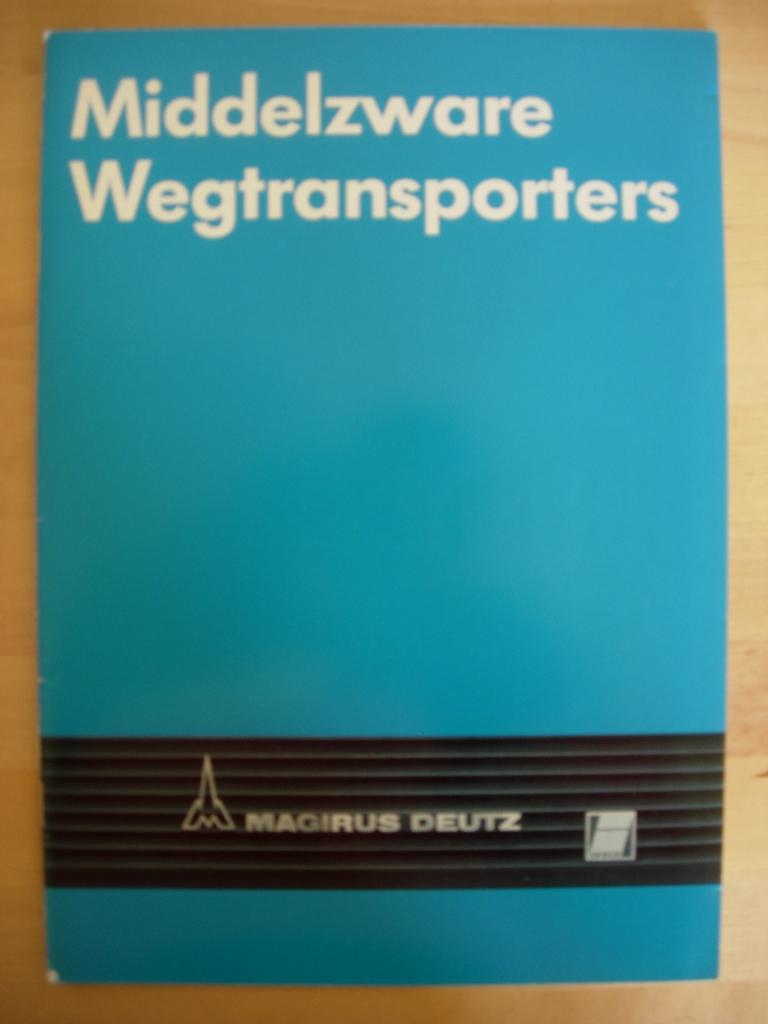 Magirus Deutz Brochure 1980 Middelzware Wegtransporter Iveco, Magirus, Ophalen of Verzenden, Zo goed als nieuw, Overige merken