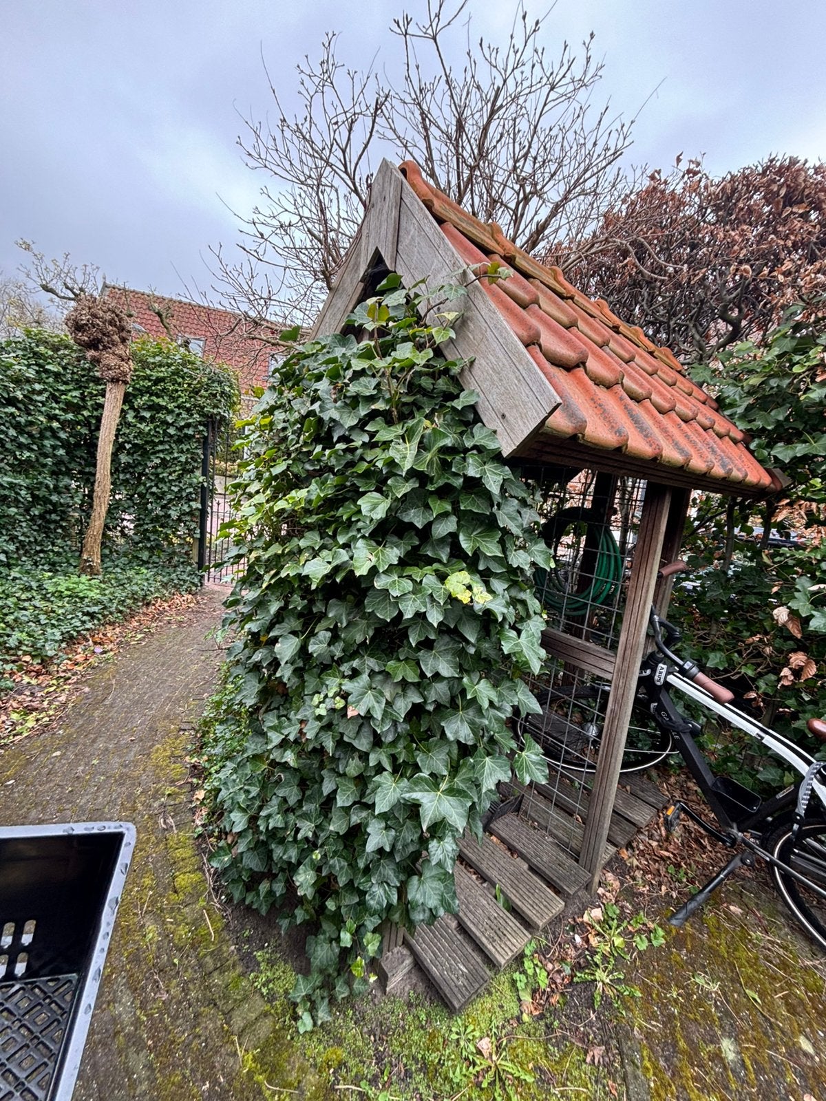 Tuinhuis overkapping zelf afbreken Diemen, Tuin en Terras, Ophalen, Gebruikt