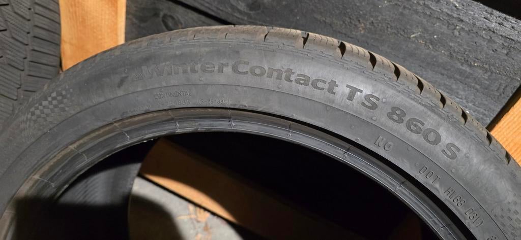 4x Continental Wintercont TS  2 x 275/40 R21 2 x 305/35 R21, Ophalen, Gebruikt, 275 mm, Band(en)