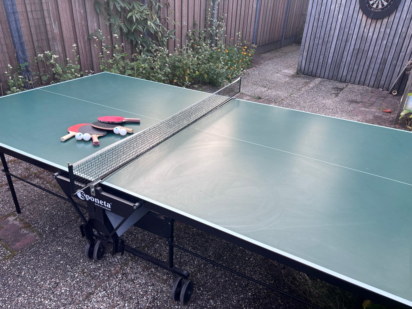 Sponeta S 1-12e Tafeltennistafel - Inklapbaar & Verrijdbaar, Sport en Fitness, Tafeltennis, Ophalen, Gebruikt, Tafel Outdoor, Inklapbaar