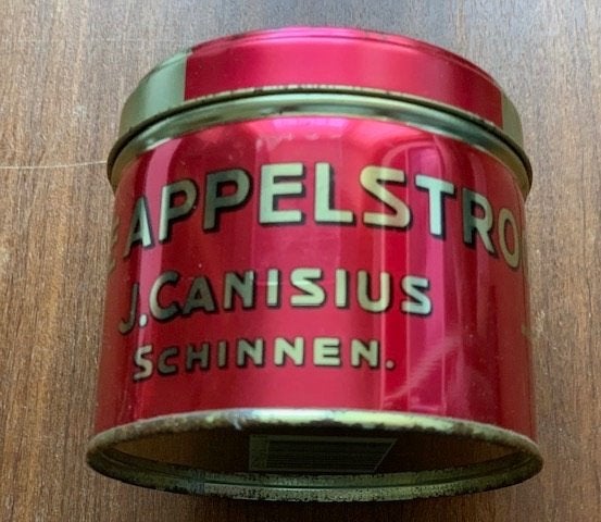 Blik Rinse appelstroop, rood, Ophalen of Verzenden, Gebruikt, Overige, Overige merken